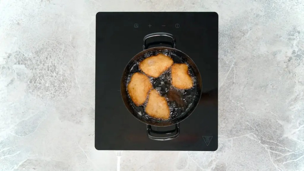 Frying Vegan Schnitzel