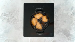 Frying Vegan Schnitzel