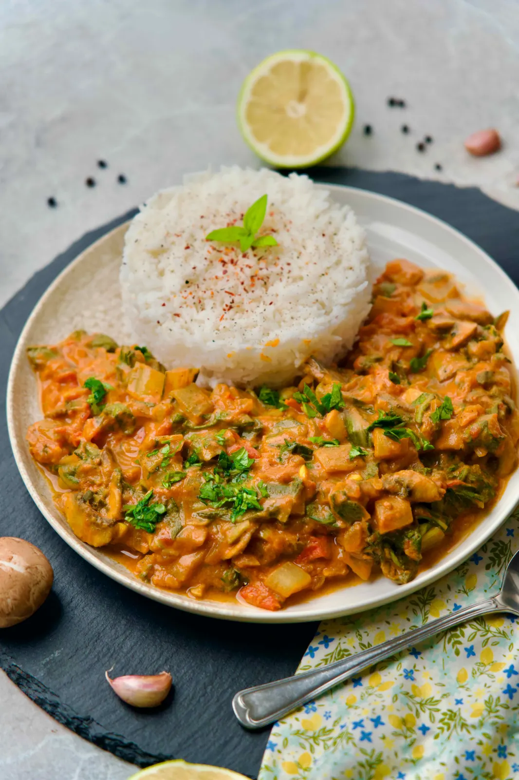 Vegan Chard Curry finished