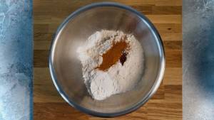 Vegan & Gluten-free Pumpkin Muffins dry ingredients