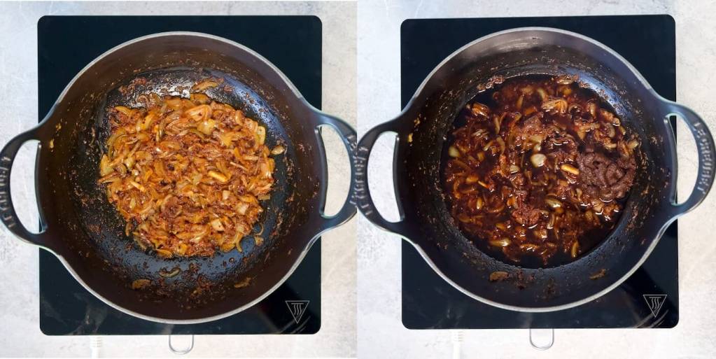 Vegan Korean Soup Base roasted onions