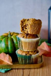 Vegan & Gluten-free Pumpkin Muffins finished