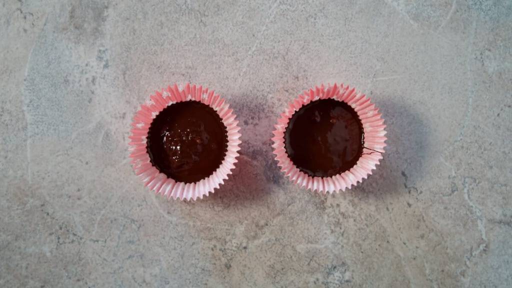 Erdnussbuttertörtchen fertig