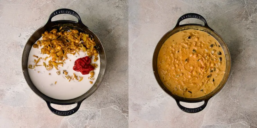 Chickpea Curry coconut milk