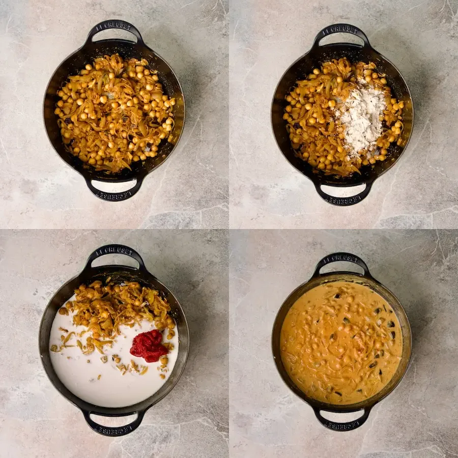 Chickpea-curry-collage
