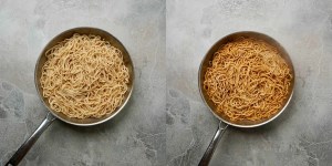 Gebratene Nudeln für asiatische Nudeln zum Mitnehmen