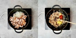 Vegan Red Curry Soup vegetables