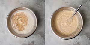 Vegan Walnut Cake liquid batter