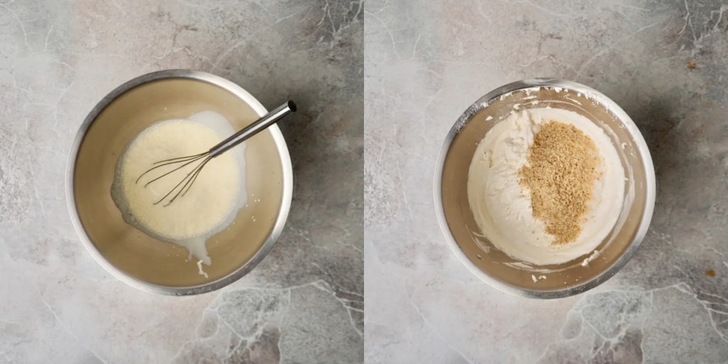Vegan Walnut Cake cream