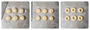 easy vegan bagels formed