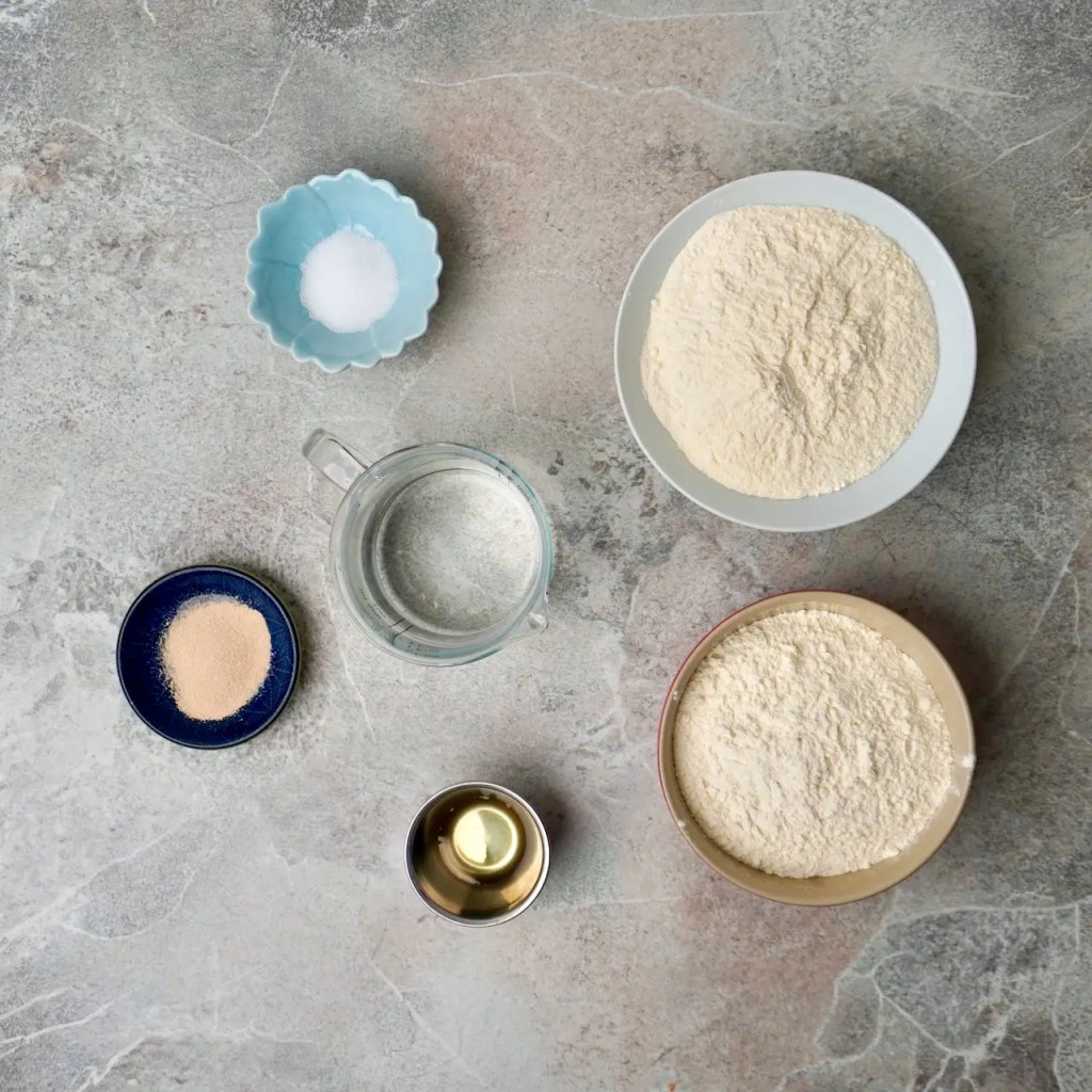 Vegan Pizza Dough ingredients
