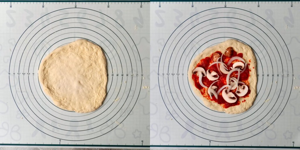 Vegan Pizza Dough toppings