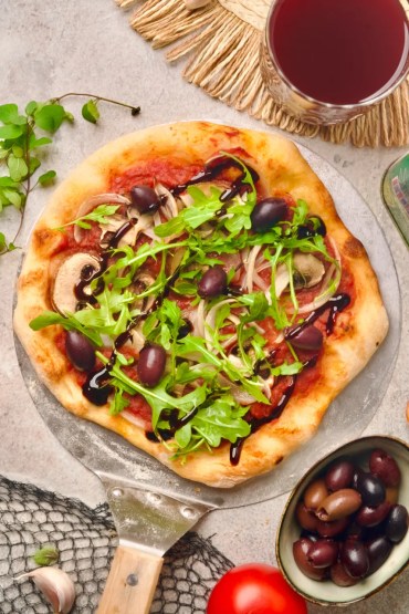 Vegan Pizza Dough finished