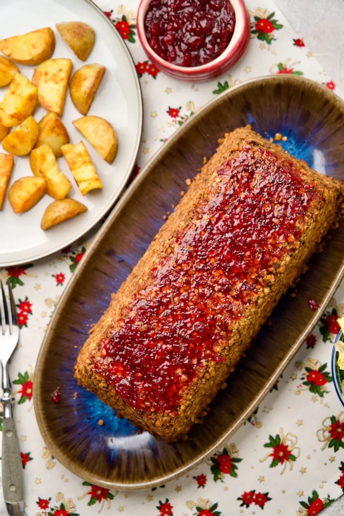 Finished Vegan Lentil Loaf