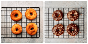 Vegan Donuts Dried off