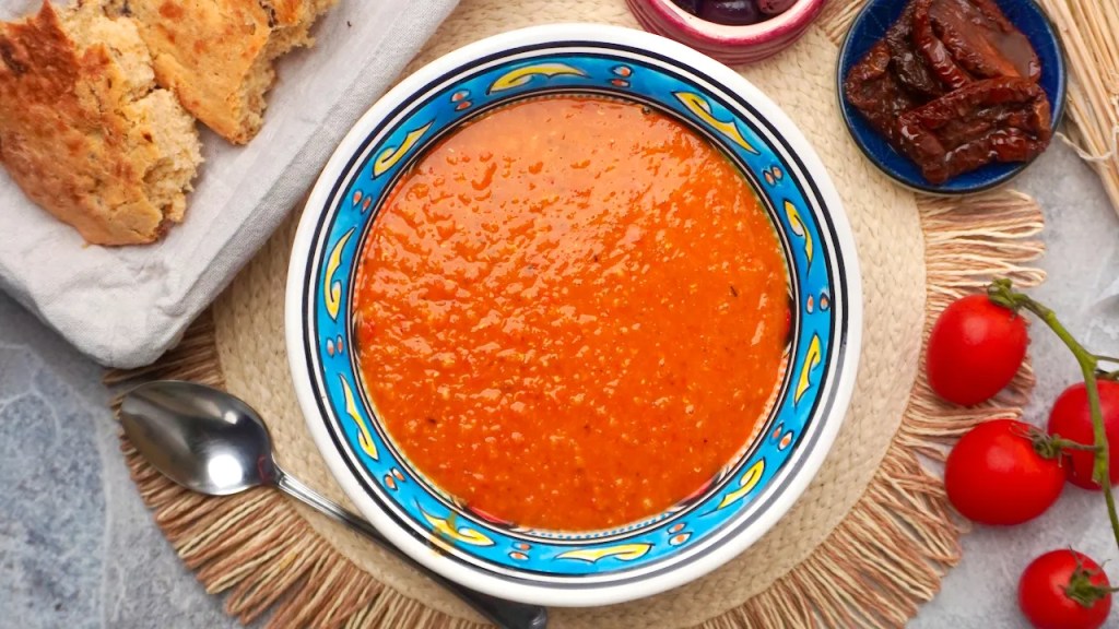 Vegan Lentil Soup blended