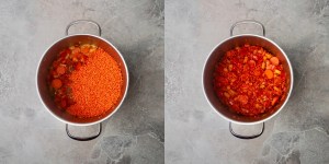 Vegan Lentil Soup roasted