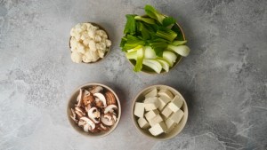 Chopped hoisin tofu vegetables