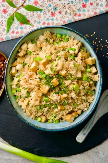 Tofu Stir Fry finished served