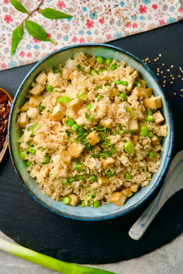 Tofu Stir Fry finished served