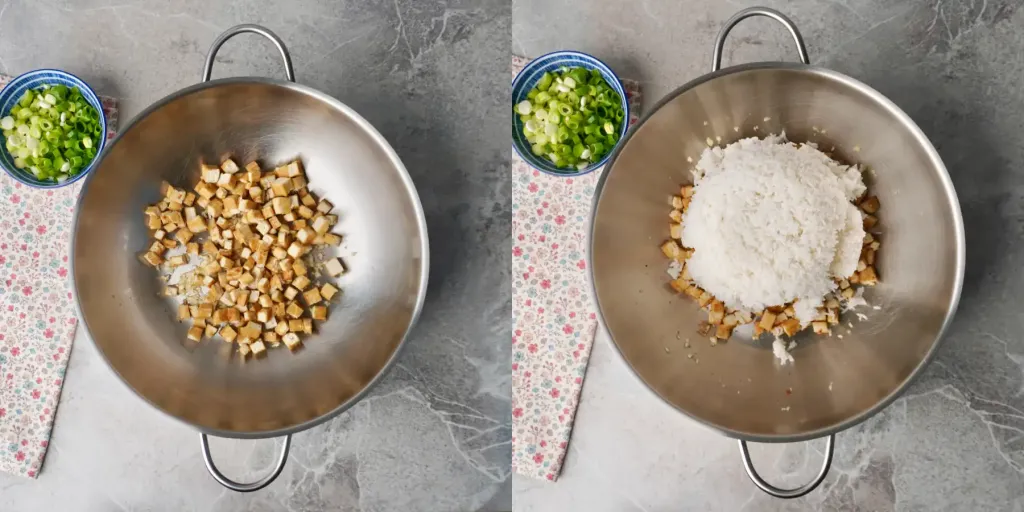 Tofu Stir Fry mixed