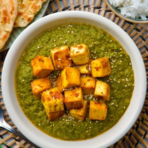 Vegan Palak Paneer Finished