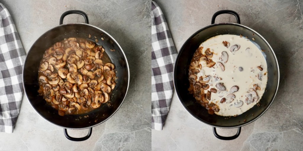 Vegan Mushroom Pasta Cream